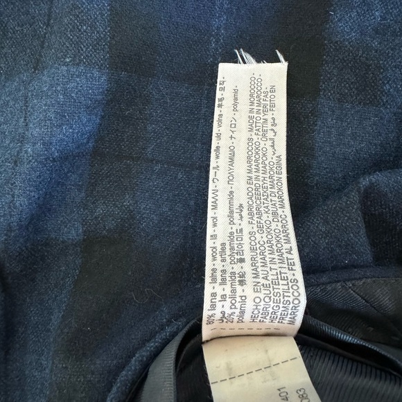 Massimo Dutti high rise wide leg wool trousers - Picture 4 of 4